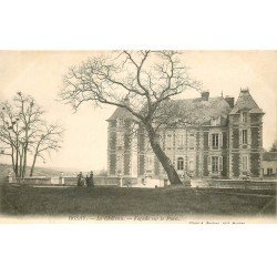 carte postale ancienne 78 ROSAY. Le Château Parc façade animation