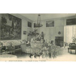 carte postale ancienne 78 ROSNY-SUR-SEINE. Le Château Salon