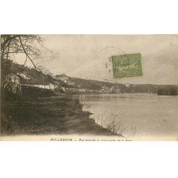 carte postale ancienne 78 ROLLEBOISE. Rive gauche de la Seine 1918