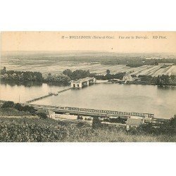 carte postale ancienne 78 ROLLEBOISE. Le Barrage