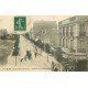 carte postale ancienne 78 SARTROUVILLE. Café Absinthe oxigénée de l'Aéro Avenue de la République et Boucherie de la Gare