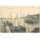 carte postale ancienne 14 DIVES. Le Port avec Barques de Pêcheurs