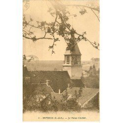 carte postale ancienne 78 SEPTEUIL. Le Vieux Clocher 1930