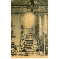 carte postale ancienne 78 SEPTEUIL. L'Eglise carte toilée