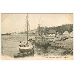 14 DIVES. Le Port avec Bateau de Pêcheurs vers 1900