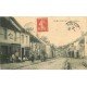 carte postale ancienne 78 SAINT-ARNOULT. Rue de Paris 1906 Café au Rendez Vous des Cyclistes et magasin Michelin