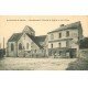 carte postale ancienne 78 SERAINCOURT. Billard Auberge Leborgne et Abside Eglise