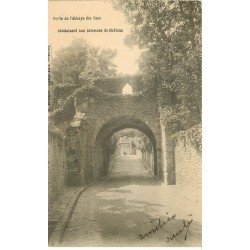 carte postale ancienne 78 VAUX. Porte Abbaye 1904