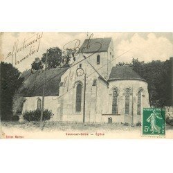 carte postale ancienne 78 VAUX. Eglise 1912