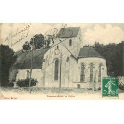 carte postale ancienne 78 VAUX. Eglise 1912