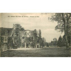 carte postale ancienne 78 VAUX-DE-CERNAY. Abbaye Rosace et Parc