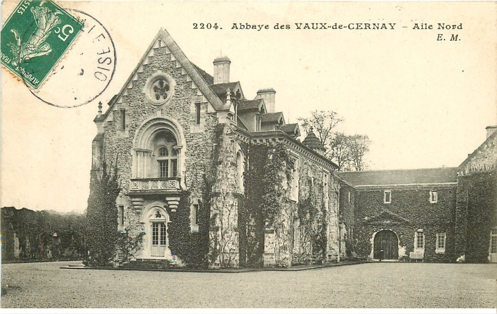 carte postale ancienne 78 VAUX-DE-CERNAY. Abbaye Aile Nord