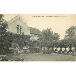 carte postale ancienne 78 VILLENNES-SUR-SEINE. Château terrasse de Beaulieu 1911