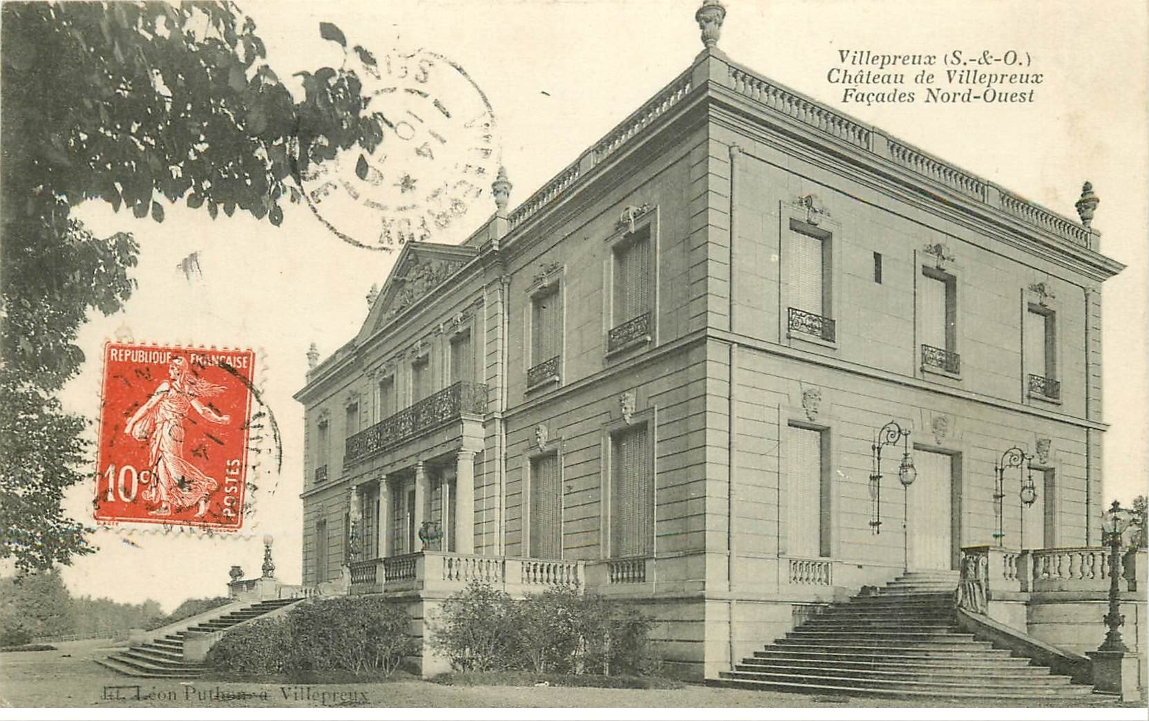 78 VILLEPREUX. Le Château vers 1916