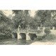 carte postale ancienne 78 VILLEZ. Pont sur l'Epte avec personnages