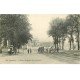 carte postale ancienne K. 78 VERSAILLES. Attelage nettoyeur de rues Avenue de Sceaux 1913 Kiosque à journaux