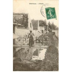 carte postale ancienne K. 78 CHEVREUSE. L'Yvette 1908