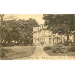 carte postale ancienne K. 78 SAINT-GERMAIN-EN-LAYE. Lycée. Pavillon et Jardin