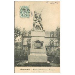 carte postale ancienne 14 DIVES. Monument Souvenir Français 1905