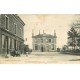 carte postale ancienne K. 78 VILLIERS-NEAUPHLE. Hôtel de la Gare Café Billard 1911