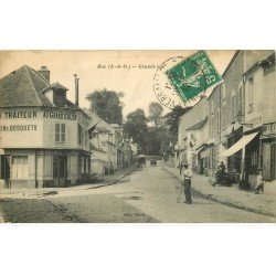 carte postale ancienne K. 78 BUC. Coiffeur sur Grande Rue 1912