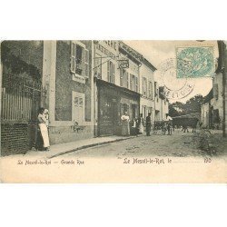 carte postale ancienne K. 78 LE MESNIL-LE-ROI. Hôtel de la Forêt sur Grande Rue