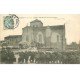 carte postale ancienne 79 COURLAY. Eglise, Bénédiction d'une Procession 1904