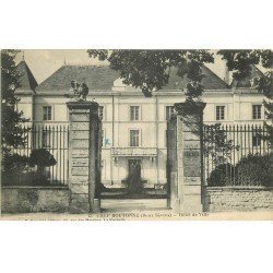 carte postale ancienne 79 CHEF-BOUTONNE. Hôtel de Ville 1915