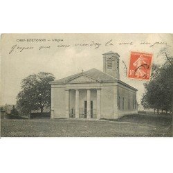 carte postale ancienne 79 CHEF-BOUTONNE. L'Eglise 1919