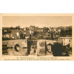 carte postale ancienne 79 THOUARS. La Vieille Ville 1947