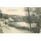 carte postale ancienne 79 THOUARS. Les Bords du Thouet à Crévant 1917 animation