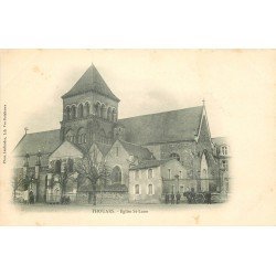 carte postale ancienne 79 THOUARS. Eglise Saint-Laon vers 1900