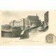 carte postale ancienne 79 THOUARS. Au Bas de la Rue du Château 1902