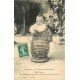 carte postale ancienne 79 PARTHENAY. Bébé Gatinais dans sa baillote en bourgne 1911