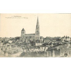 carte postale ancienne 79 PARTHENAY. Vue générale prise de la Tour Horloge