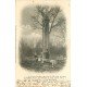 carte postale ancienne 79 PERS. Lanterne des Morts au Cimetière1904