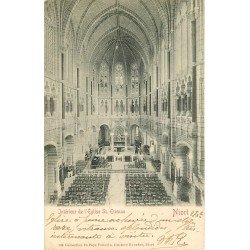 carte postale ancienne 79 NIORT. Eglise Saint-Etienne 1902. Collection Gustave Boucher