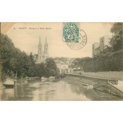 carte postale ancienne 79 NIORT. Donjon et Saint-André 1905