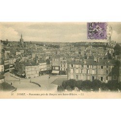 carte postale ancienne 79 NIORT. Panorama vers Saint-Hilaire 1927