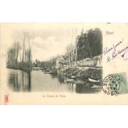 carte postale ancienne 79 NIORT. Chemin du Vivier 1905