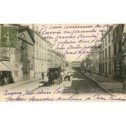 carte postale ancienne 79 NIORT. La Rue de la Gare 1918