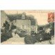 carte postale ancienne 14 FALAISE. Rue Brasserie et la Roche 1913