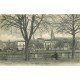 carte postale ancienne 79 NIORT. Vue d'ensemble et personnage assis 1907