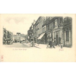 carte postale ancienne 79 NIORT. La Rue Victor-Hugo vers 1900