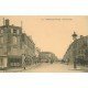 carte postale ancienne 79 NIORT. La Rue de la Gare Café Restaurant Tainon et Coiffeur