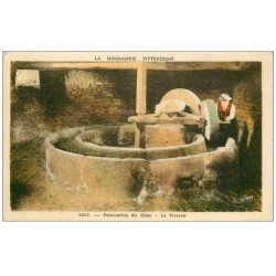 carte postale ancienne 14 Fermentation du Cidre. Le Pressoir