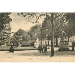 carte postale ancienne 79 NIORT. Jardin de la Brèche