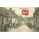 53 VOUTRE. Animation sur le Haut du Bourg 1910