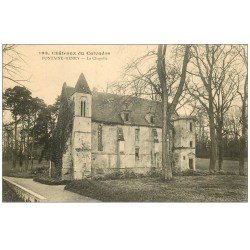 carte postale ancienne 14 FONTAINE-HENRY HENRI. Le Château Chapelle 193