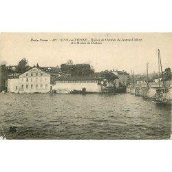 87 AIXE SUR VIENNE. Usine Moulin du Châtea 1914